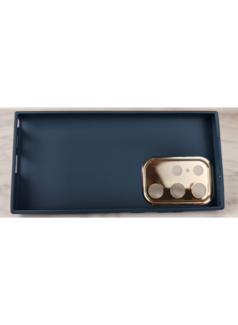 Samsung Galaxy S24 Ultra Case Magnetic Kickstand & Holder, Premium Silicone Vertical & Horizontal Hand Strap and Grip with Multi Stand for Samsung Galaxy S24 Ultra (Blue) - Image 5